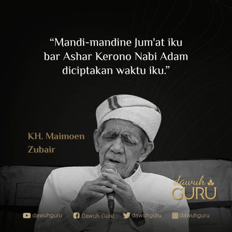 Dawuh KH. Maimoen Zubair Rahasia Mustajabnya Hari Jumat ada di Jam ini