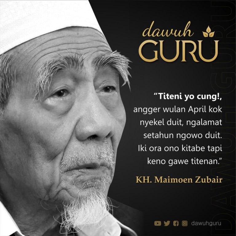 dawuh mbah maimun bulan april
