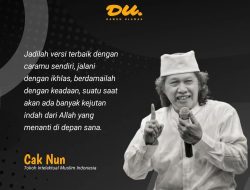 Nasihat Mbah Nun tentang Menjadi Versi Terbaik Diri Sendiri