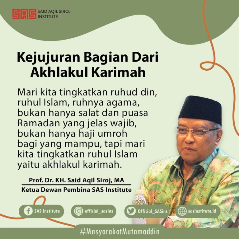 Nasihat Kiai Said Aqil