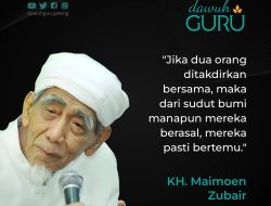 Dawuh Mbah Moen tentang Takdir yang Mempertemukan