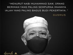 Quote Gus Mus tentang Kesempurnaan Iman