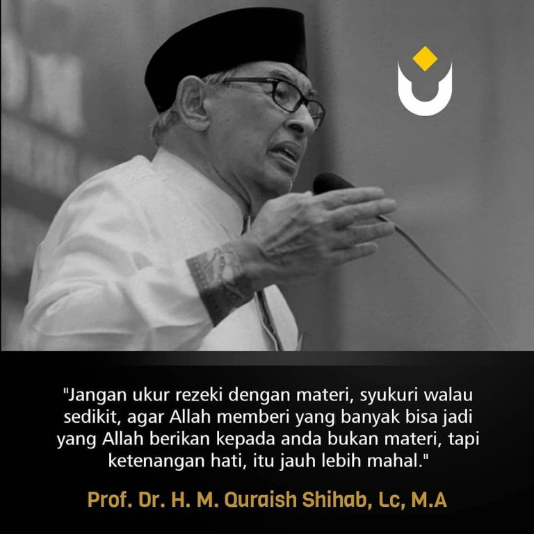 Nasihat Prof Quraish Shihab