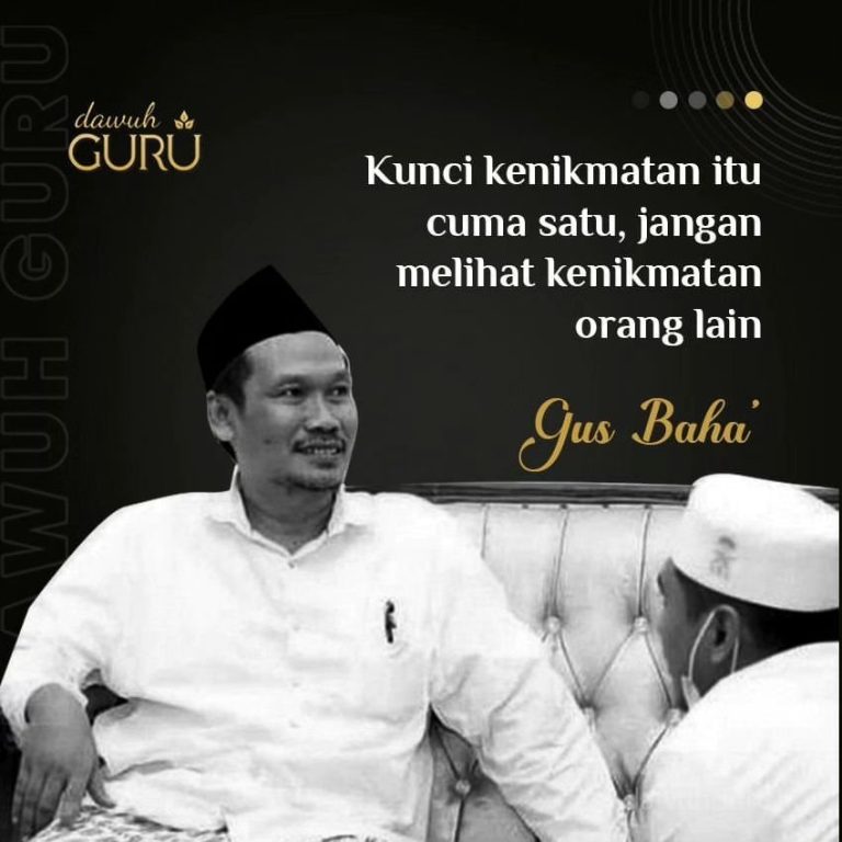 Dawuh Gus Baha