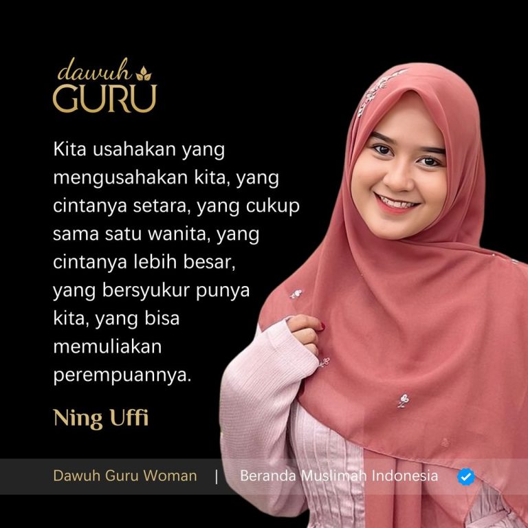 Quote Ning Uffi Fitria tentang Cinta