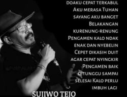 Quote Sujiwo Tejo tentang Doa dan Penantian