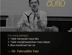 Nasihat Fahruddin Faiz tentang Ciri Orang Bahagia
