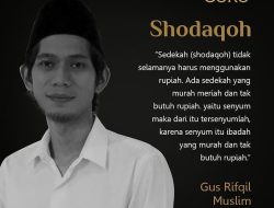 Dawuh Gus Rifqil tentang Senyum sebagai Bentuk Sedekah