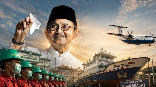 Dulu B. J. Habibie Membuat Pesawat N-250 Gatotkaca. Kapal Modern Santri Sunan Drajat Adalah Harapan Indonesia Berikutnya