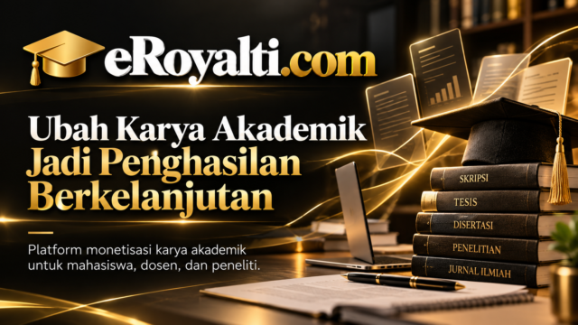 Ubah Karya Akademik Jadi Penghasilan Berkelanjutan - eRoyalti.com