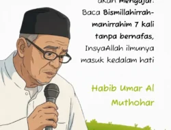 Ijazah Mengajar Habib Umar Al Muthohar untuk Pendidik