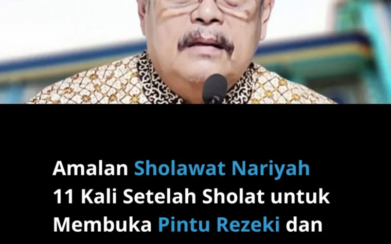 Ilustrasi seseorang sedang berdoa dengan khusyuk setelah melaksanakan ibadah sholat