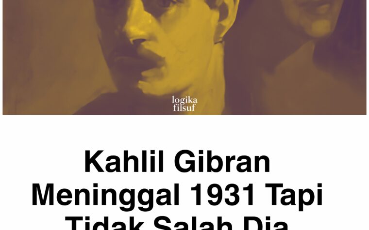 Ilustrasi potret penyair dan filsuf Kahlil Gibran yang dikenal dengan karya-karya sastra spiritualnya