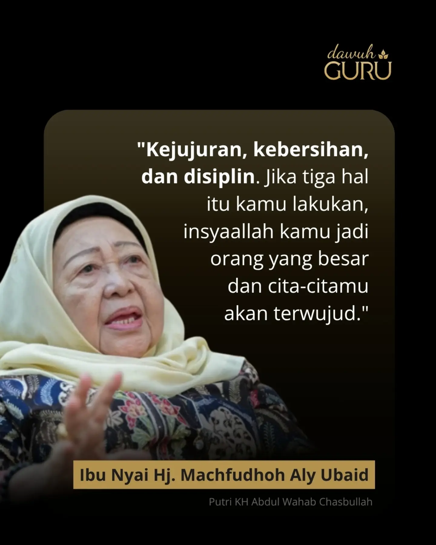 Ilustrasi nasihat kehidupan mengenai kejujuran, kebersihan, dan disiplin