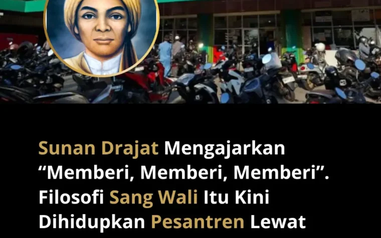 Ilustrasi unit usaha dan kemandirian ekonomi di lingkungan Ponpes Sunan Drajat