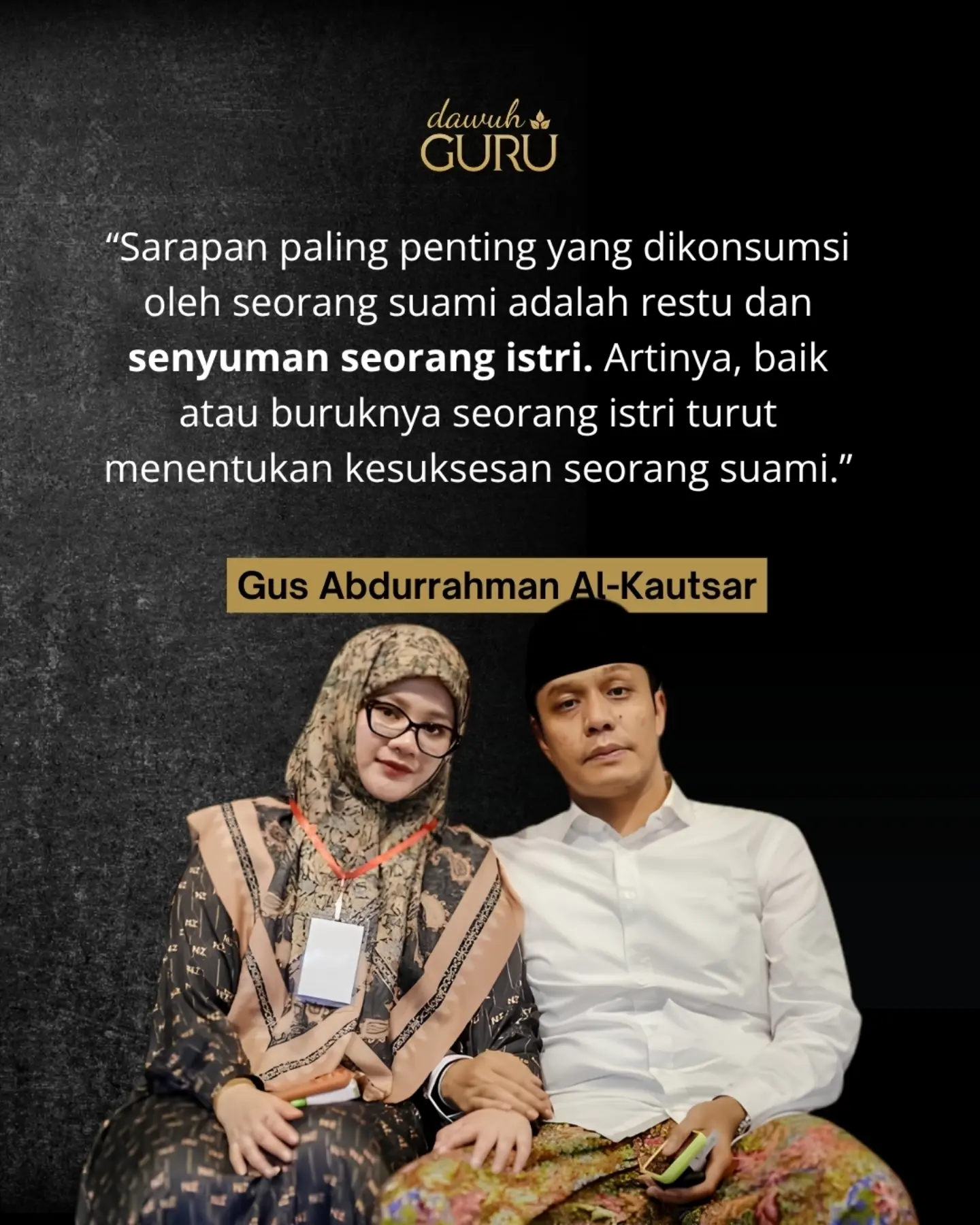 Ilustrasi keharmonisan rumah tangga yang penuh ketenangan dan kehangatan antara suami dan istri