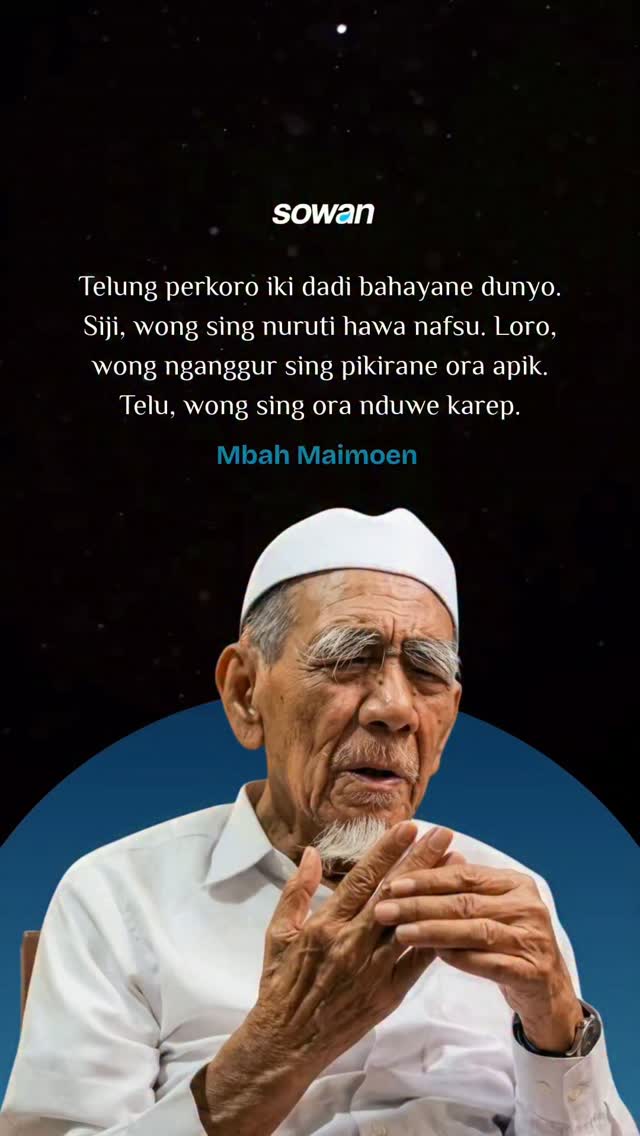 Ilustrasi buku-buku keislaman dan catatan nasihat bijak para ulama di atas meja kayu yang tenang.