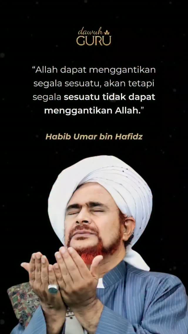 Foto ilustrasi yang menggambarkan suasana religius dan pengingat spiritual dari dawuh Habib Umar bin Hafidz.