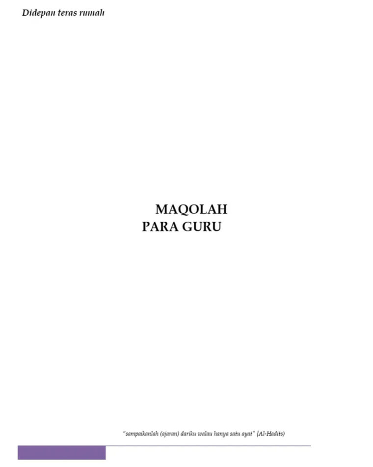 Ilustrasi kajian dan dawuh guru mengenai akhlak serta adab kepada guru dalam tradisi pesantren