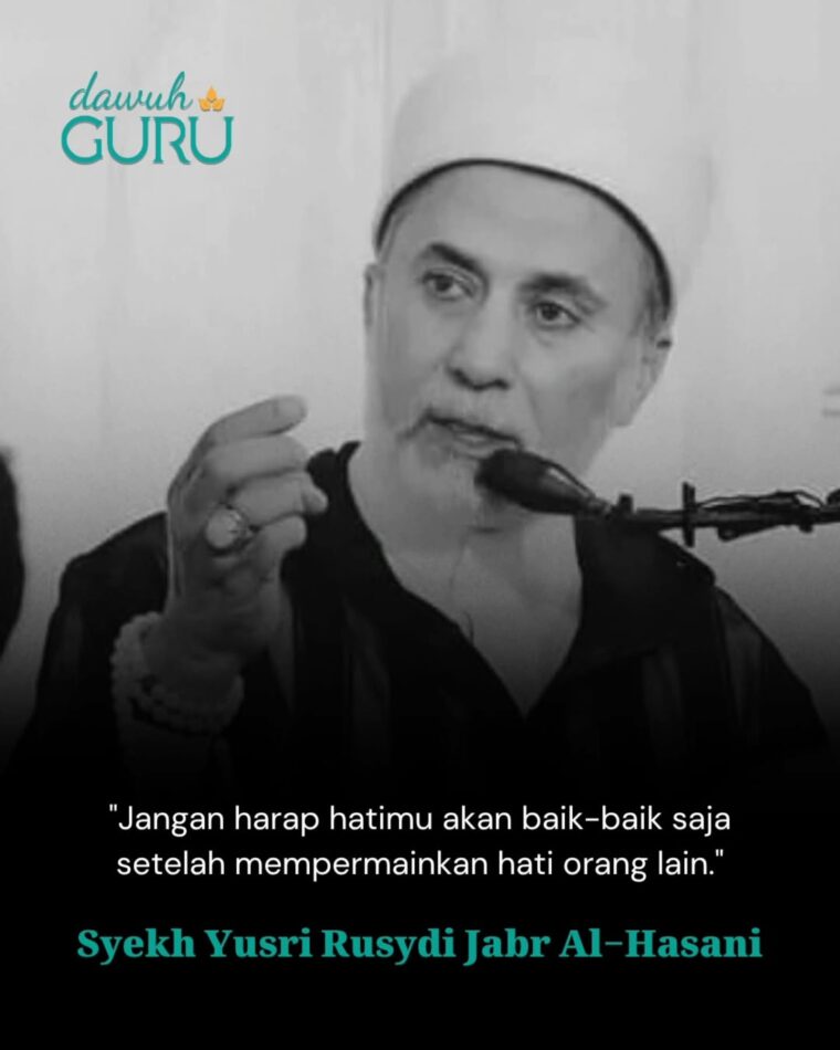 Refleksi diri tentang pentingnya menjaga perasaan dan hati sesama manusia.