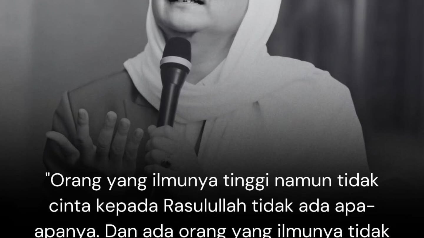 Ilustrasi pengingat dawuh ulama tentang ilmu dan cinta kepada Rasulullah