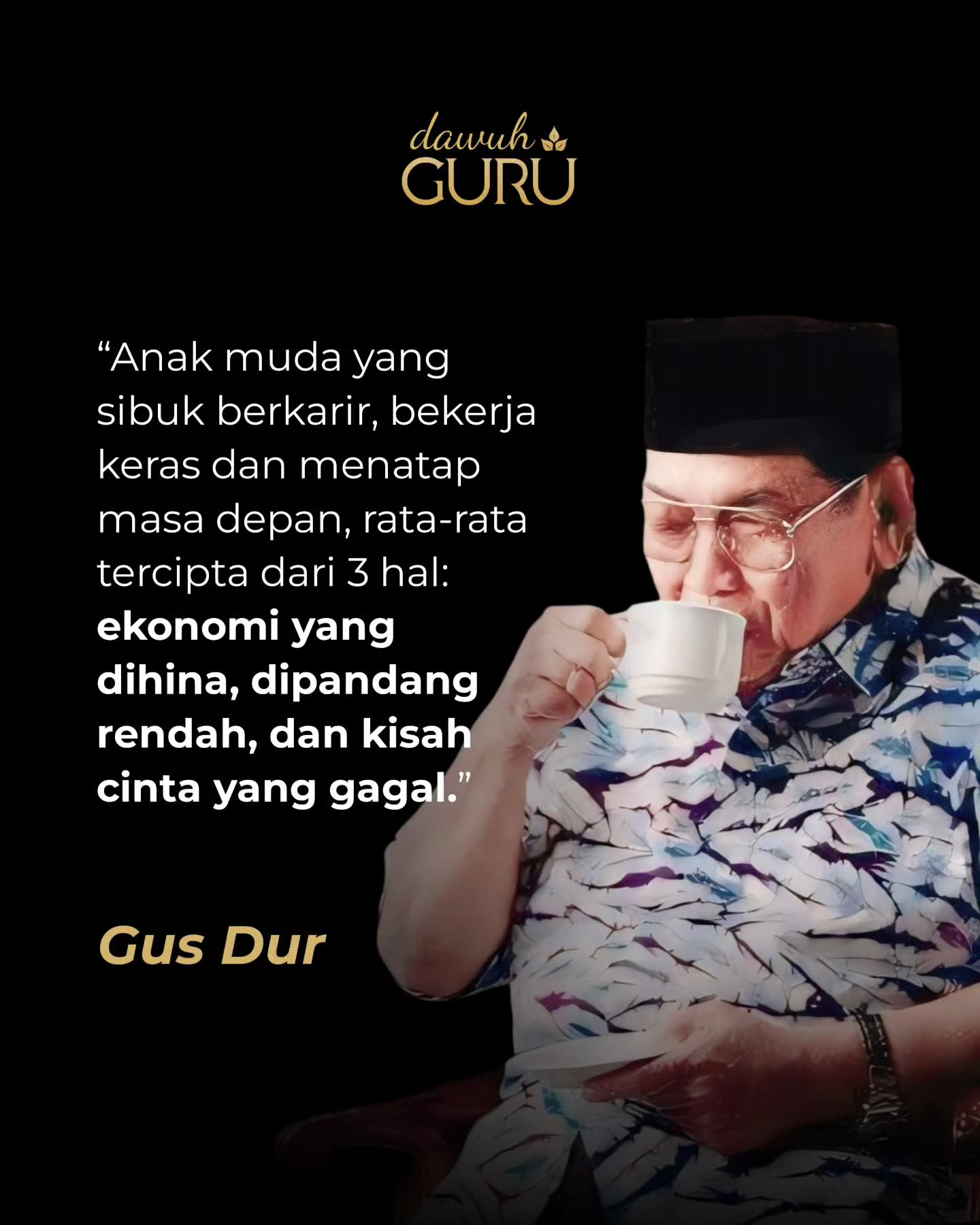 Ilustrasi anak muda yang bekerja keras dan menatap masa depan